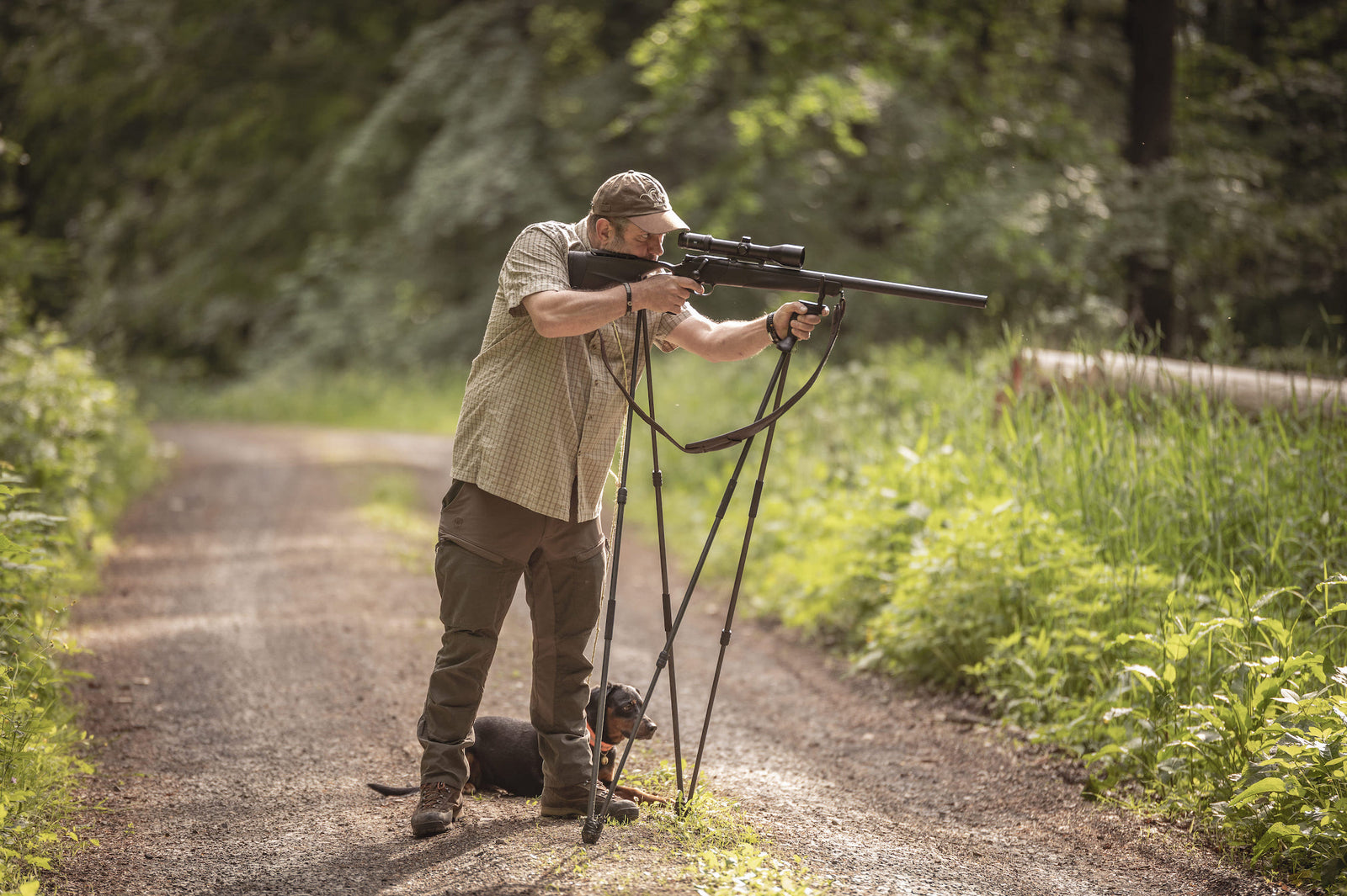 Zielstock für die Jagd