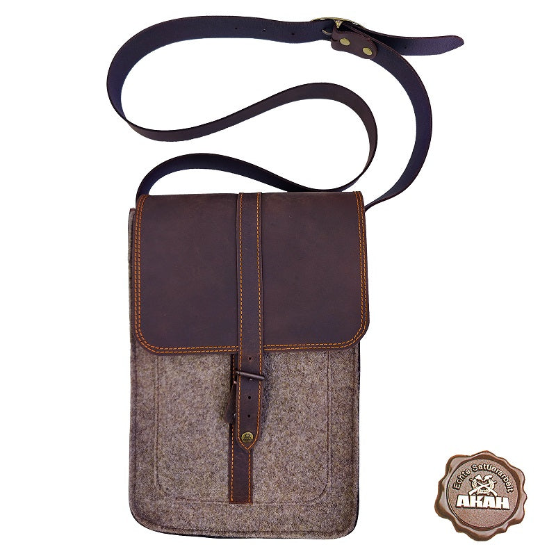 AKAH Messenger-Tasche Wollfilz