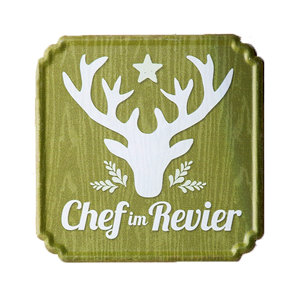 Schild Chef im Revier