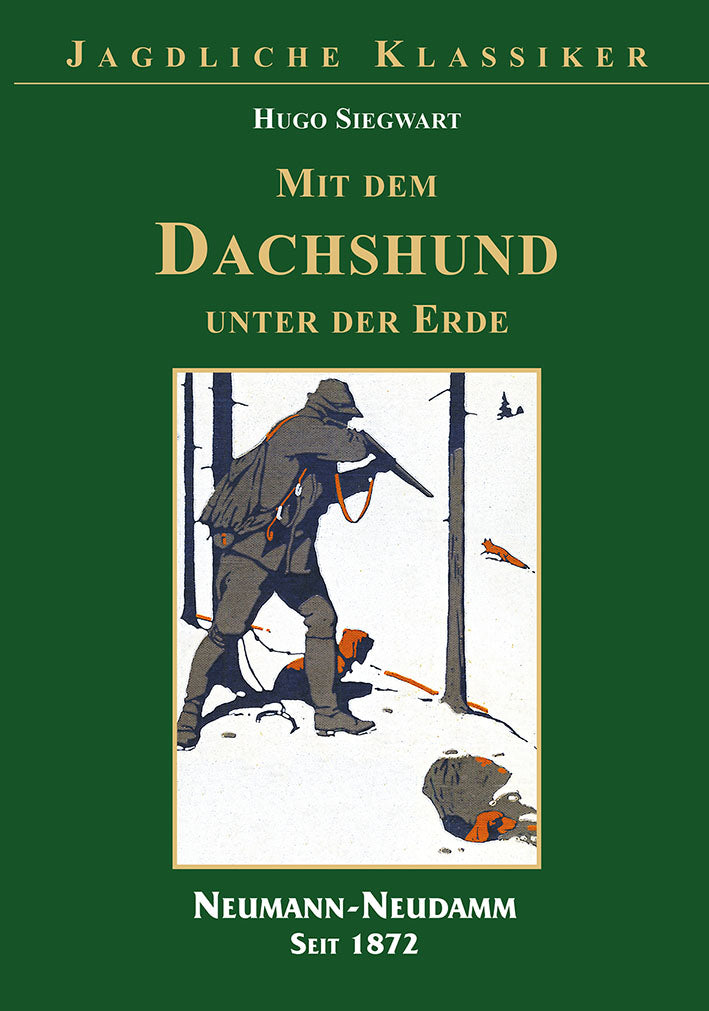 Mit dem Dachshund unter der Erde,